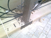 Baku city, Badamdar district, carports
