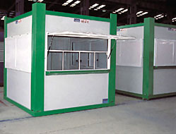 Polyester demountable cabins