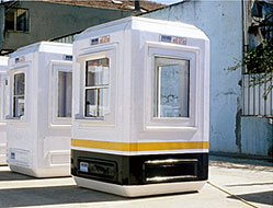 Polyester demountable cabins