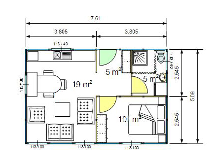 One-storey Ecovillas