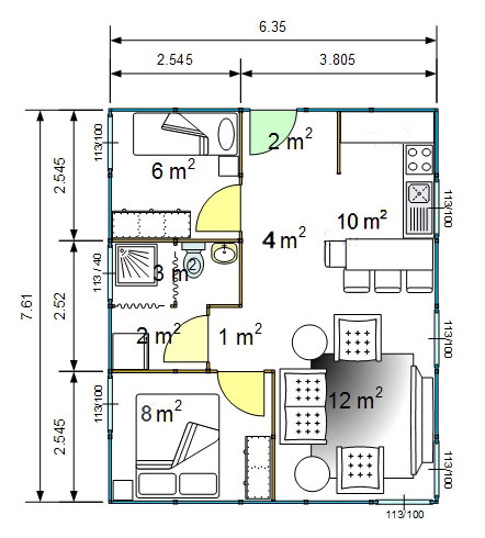 One-storey Ecovillas