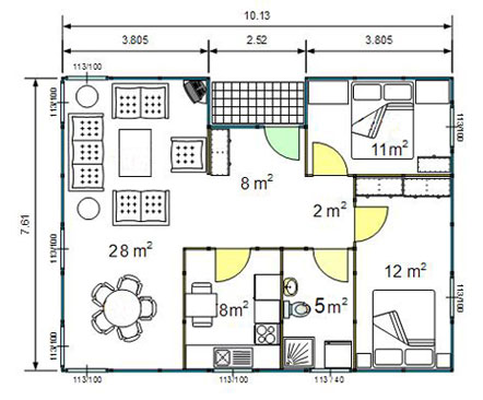 One-storey Ecovillas