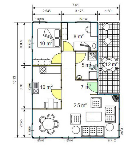 One-storey Ecovillas