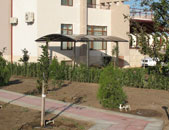 Shuvelan settlement, carports