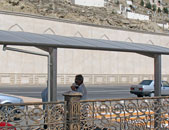 Baku city, "Bibi Heybet" mosque, carports