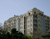 Город Баку, Крыша здания над станцией метро Сахил, металлочерепица POIMUKATE