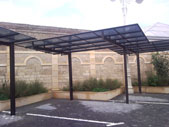 Baku city, Qala settlement, "Qala" State Historical and Ethnographic Reserve, carports