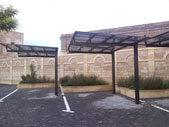 Baku city, Qala settlement, "Qala" State Historical and Ethnographic Reserve, carports