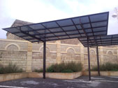 Baku city, Qala settlement, "Qala" State Historical and Ethnographic Reserve, carports