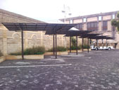 Baku city, Qala settlement, "Qala" State Historical and Ethnographic Reserve, carports