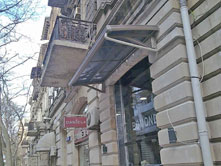 Baku city, in proximity to "Sahil" underground station, canopies