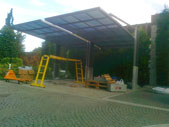 Shuvalan settlement, carports
