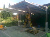 Shuvalan settlement, carports

