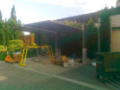 Shuvalan settlement, carports
