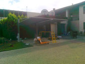 Shuvalan settlement, carports
